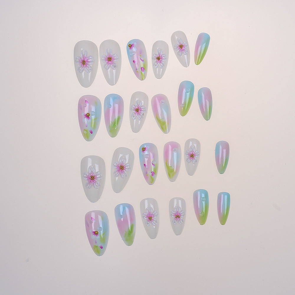 Floral-Accent Press-On Nail Collection Stornfield