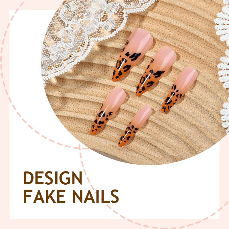 Creative Nail Art Set with Leopard Print Stornfield