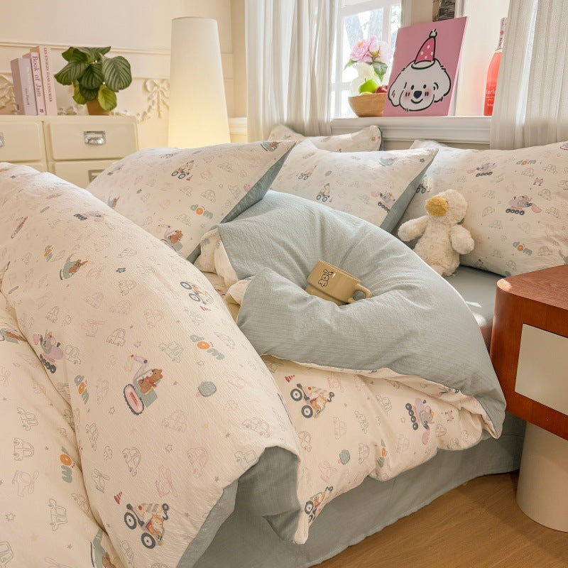 Cartoon-Themed Bedding Set