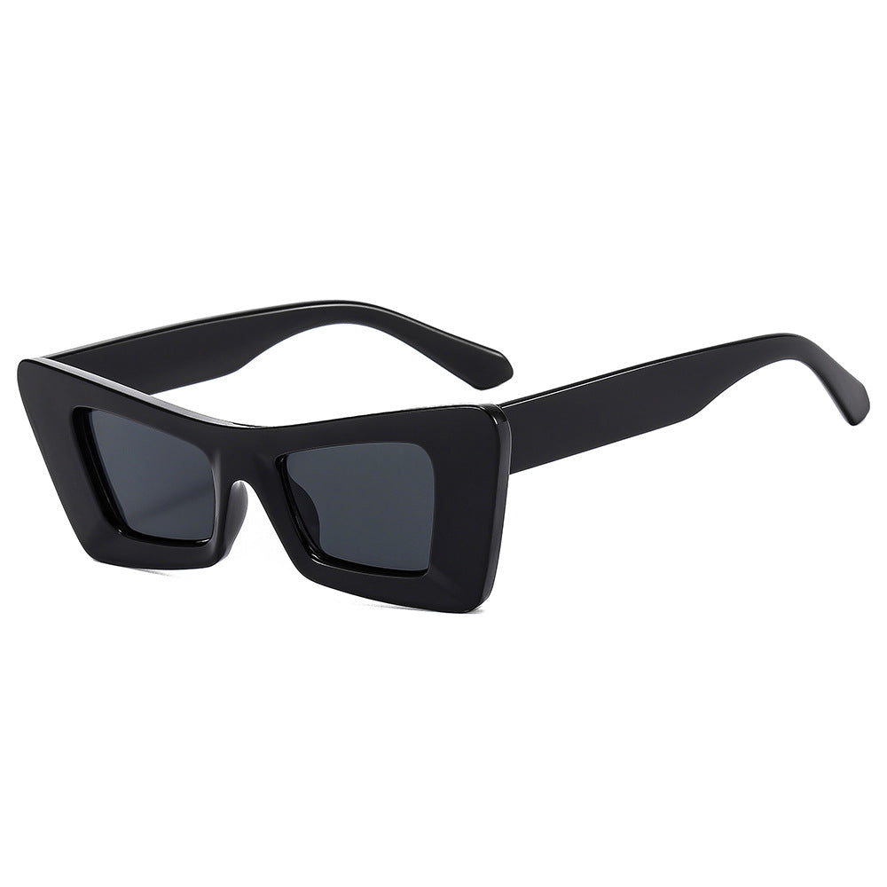 Ladies eye-catching designer sunglasses with modern prism frame Stornfield