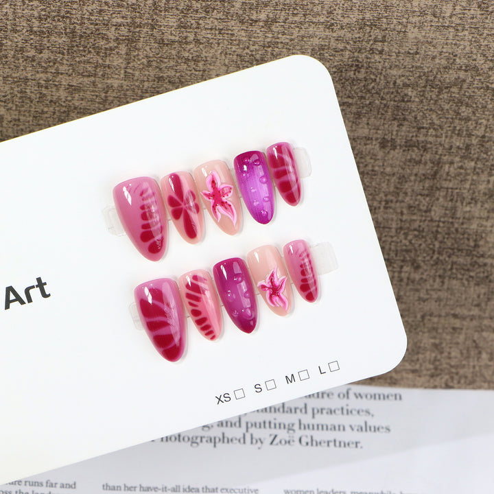 Artistic Press-On Nail Art Set Stornfield