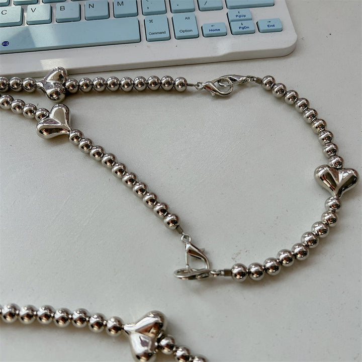 Stylish Heart-Accent Beaded Eyewear Chain Stornfield