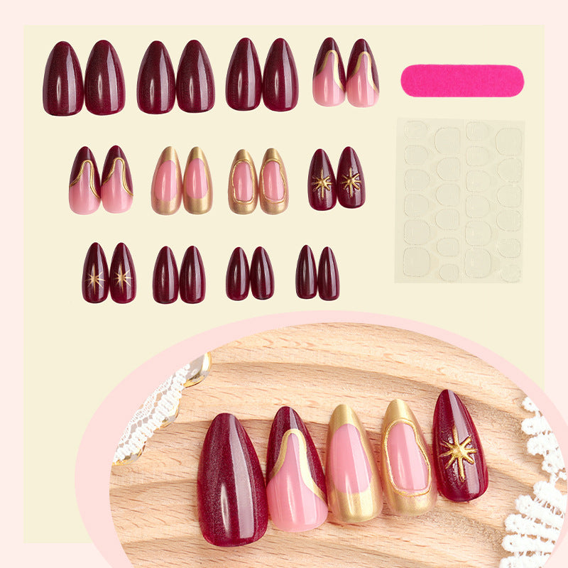 Artificial Nail Design Set with Luxurious Glamour Stornfield