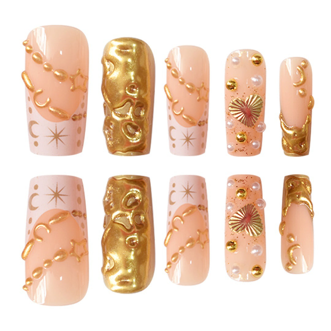Premium Decorative Press-On Nail Art Stornfield