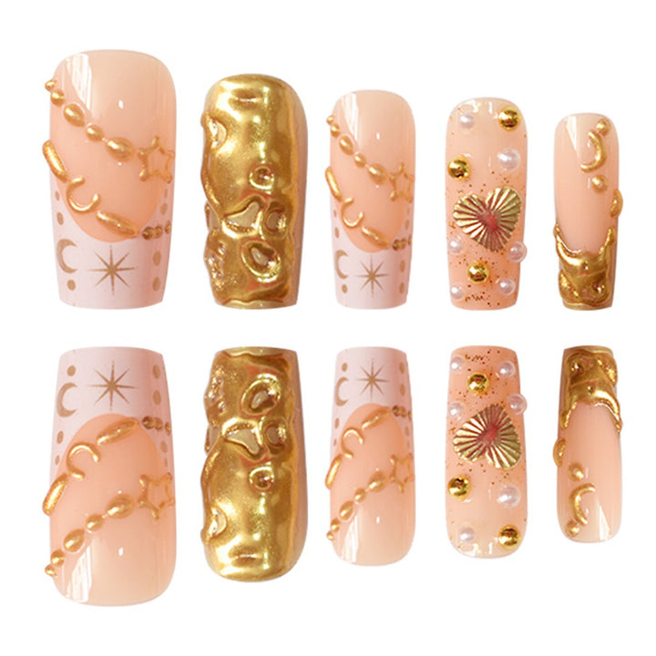 Premium Decorative Press-On Nail Art Stornfield