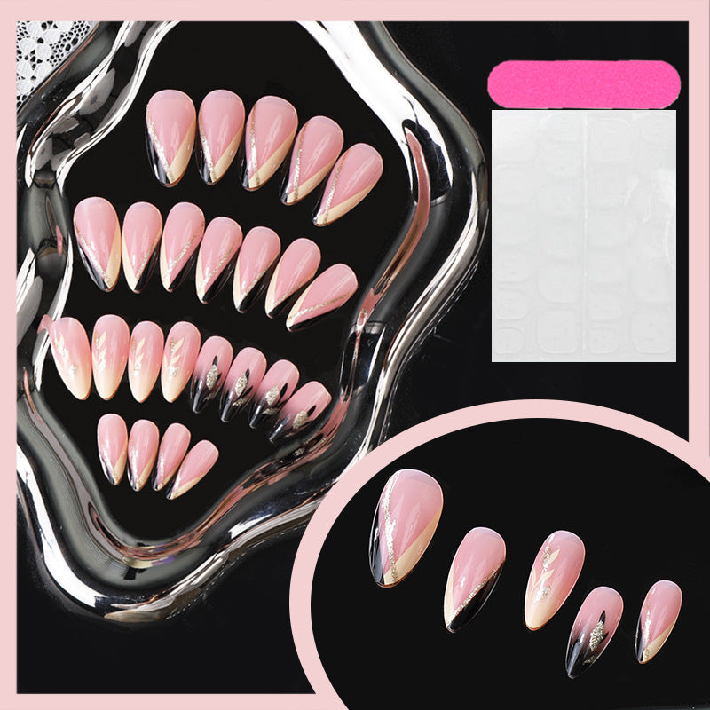 Elegant Stiletto Press-On Nail Tips Set Stornfield