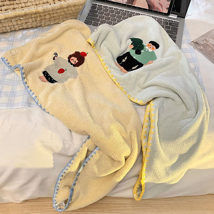 Cozy sauna blanket with playful design Stornfield