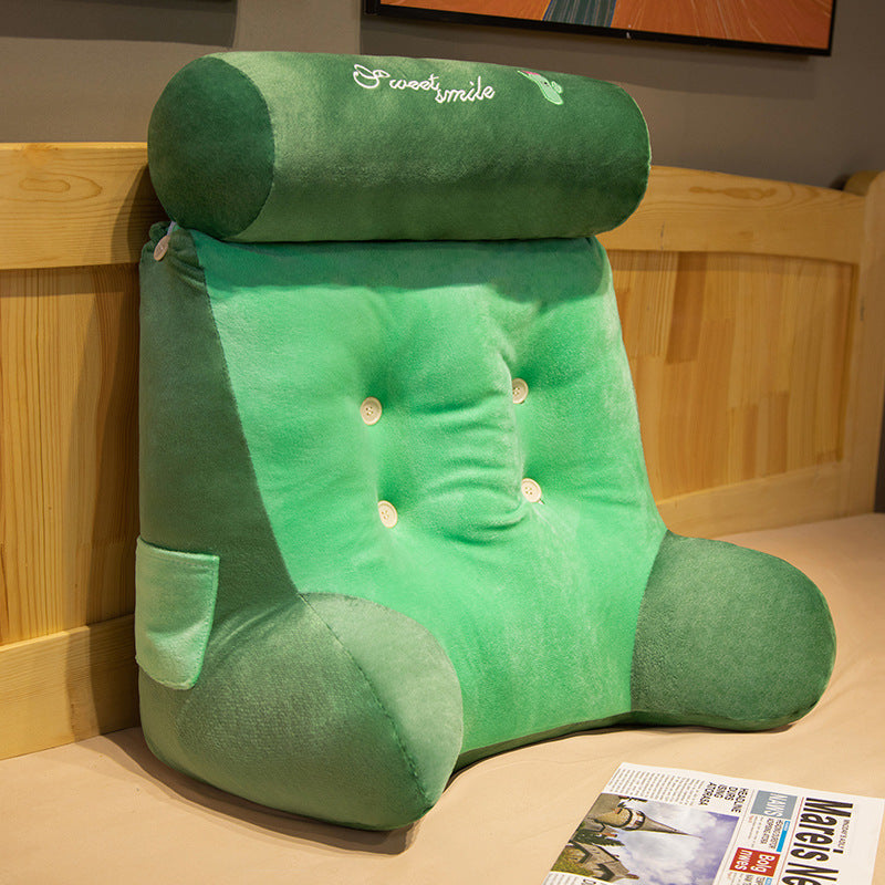 Ergonomic back support pillow with pockets Stornfield