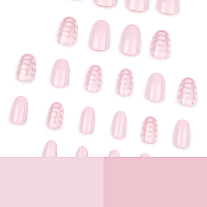 Artistic nail art with elegant lines and delicate design Stornfield