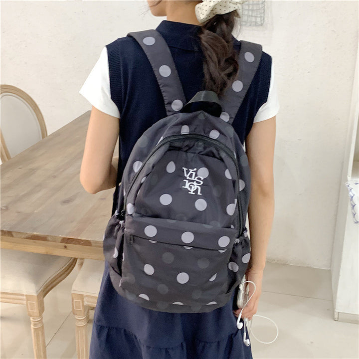 Lightweight Polka Dot Backpack Stornfield