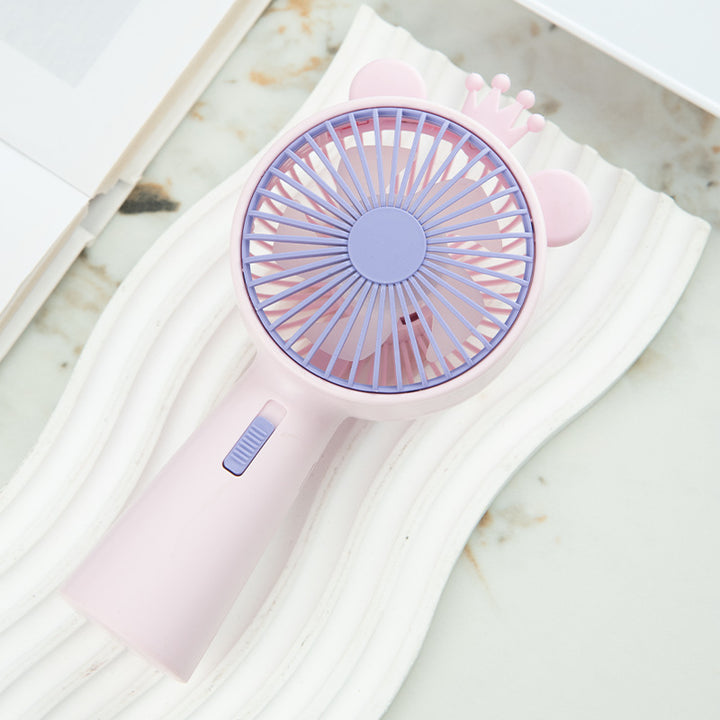 Portable Deer-Themed Handheld Cooling Fan Stornfield