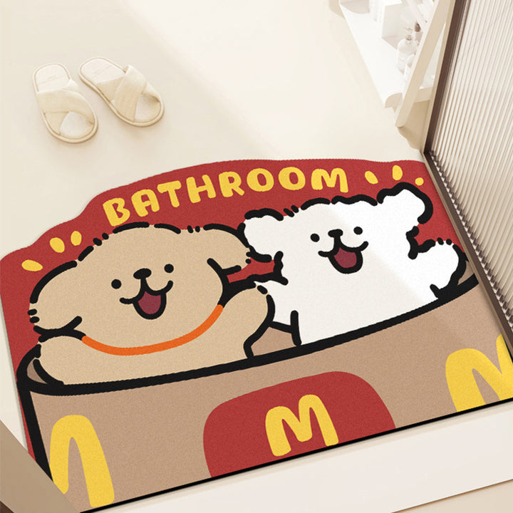 Cartoon Bath Mat Stornfield
