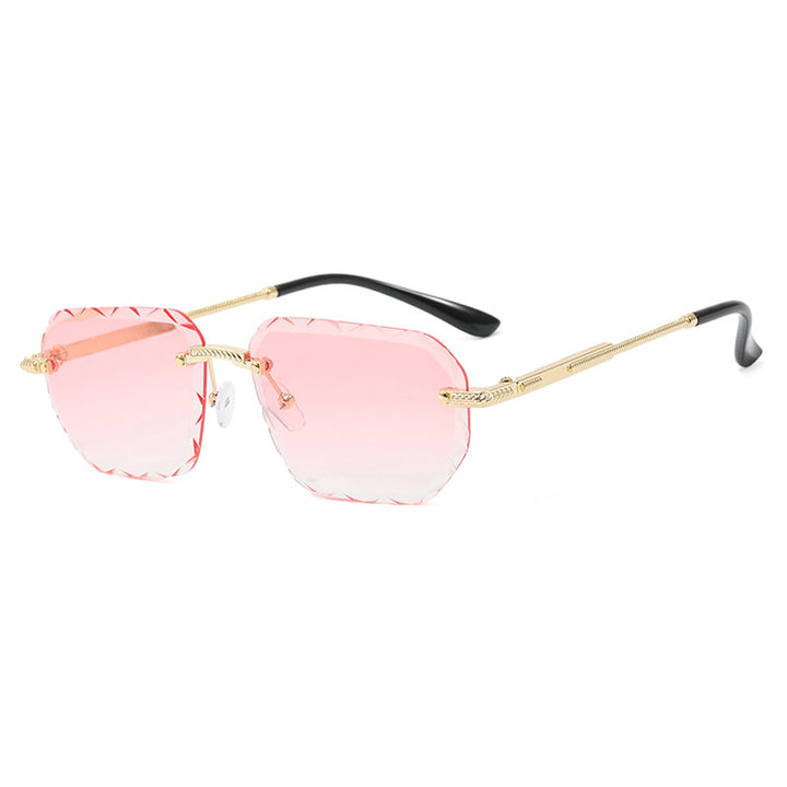 Women's geometric sunglasses with mirrored lenses and sturdy frame Stornfield