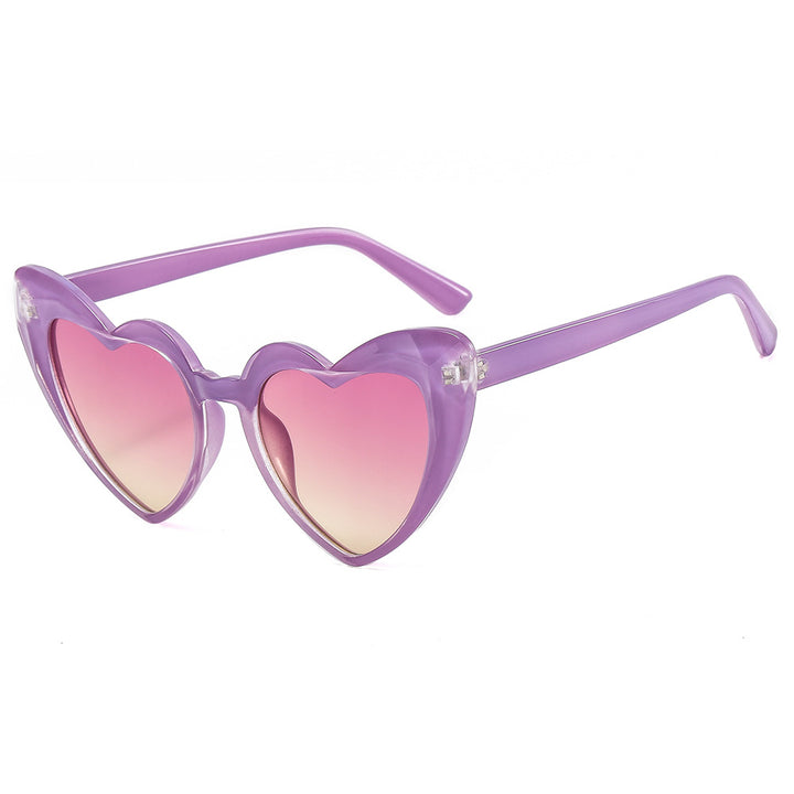 Women's fashionable heart sunglasses with UV protection Stornfield