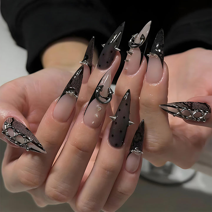 Creative artificial nails with unique accents Stornfield