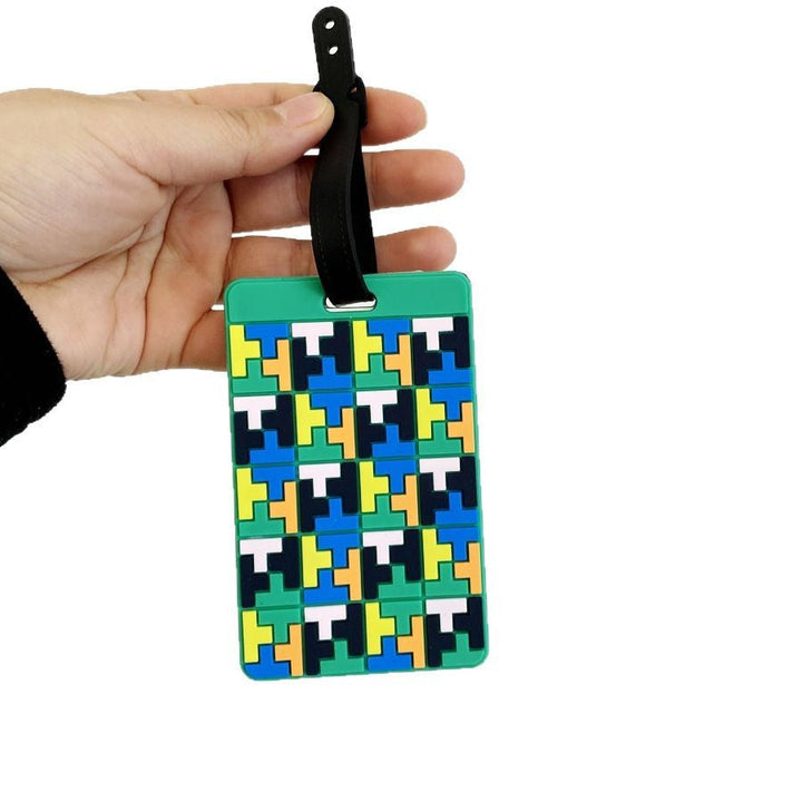 Puzzle Pattern Luggage Identifier Stornfield