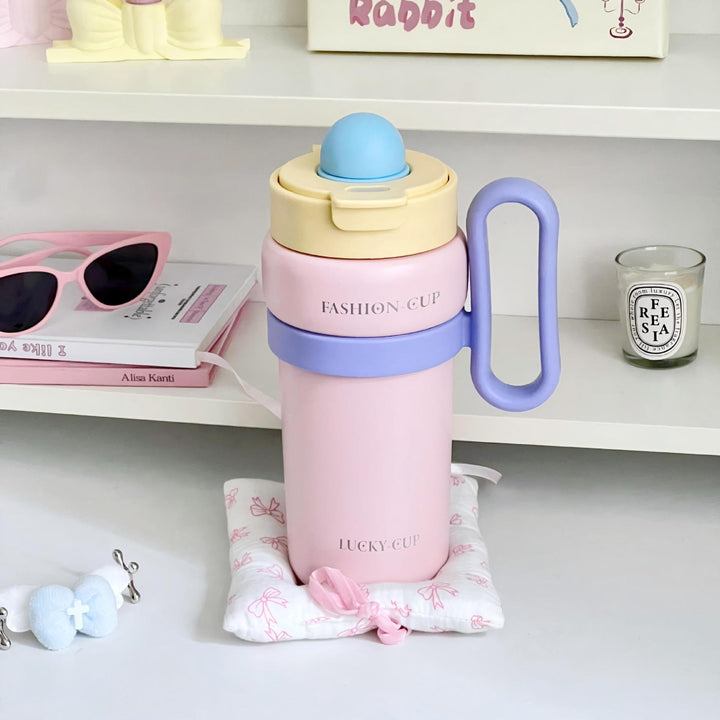 Ladies Multifunctional Insulated Bottle with Unique Lid Stornfield