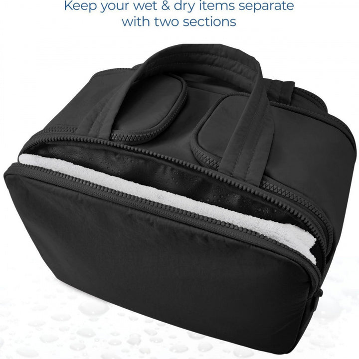 Cosmetic Organizer Bag with Multifunctional Compartment System Stornfield