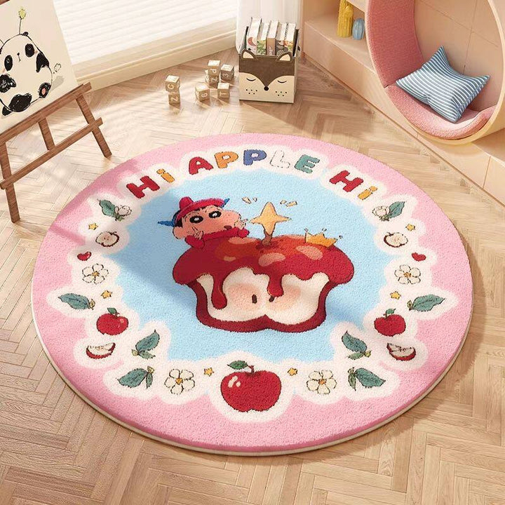 Fun Cartoon Character Round Area Rug