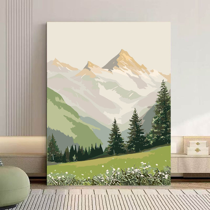 Scenic Mountain Landscape Canvas Art Stornfield 1785768018