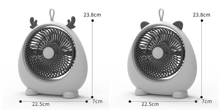 Women's Portable Mini Fan in Kawaii Animal Design Stornfield