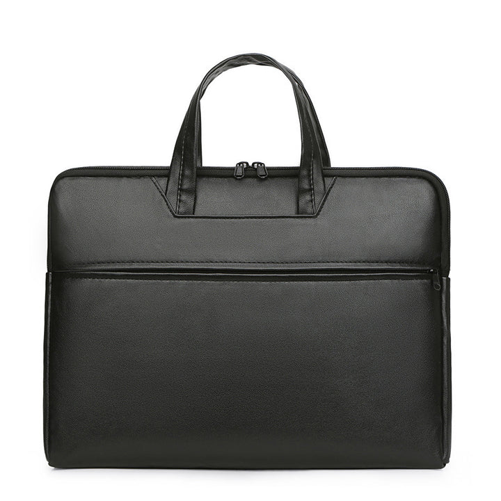 Premium Leather Laptop Briefcase Stornfield