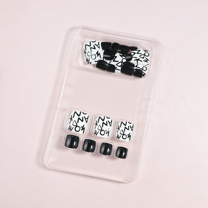 Artistic Floral Press-On Nail Art Set Stornfield