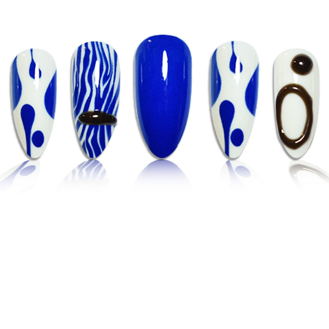 Artistic Decorative Press-On Nail Enhancements Stornfield