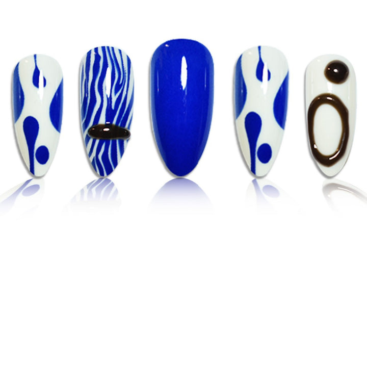 Artistic Decorative Press-On Nail Enhancements Stornfield