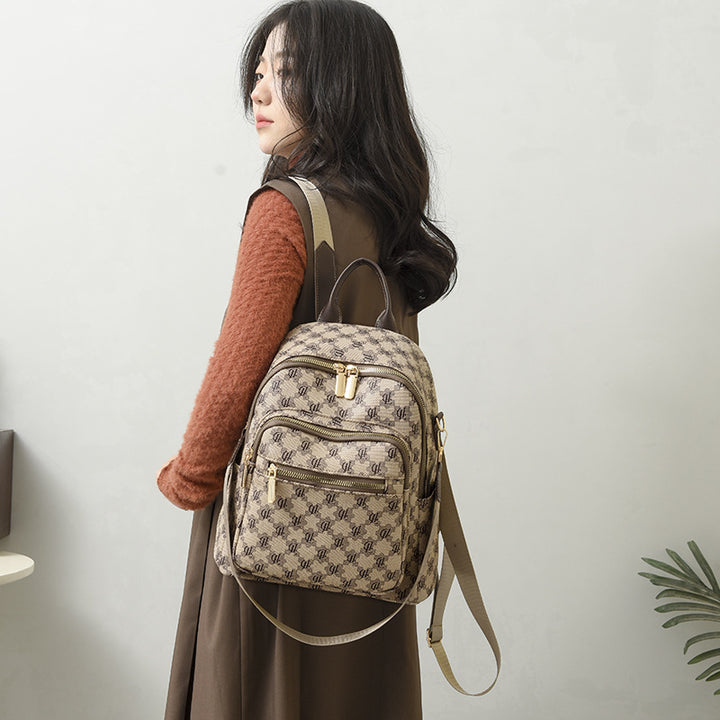 Chic Multi-Pocket Quilted Backpack Stornfield