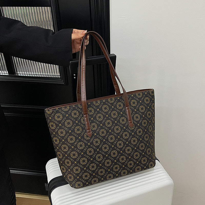 Elegant Monogrammed Tote Handbag