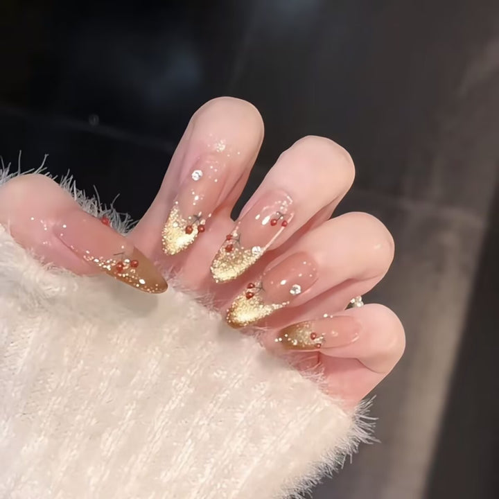 Premium Glittering Press-On Nail Extensions Stornfield
