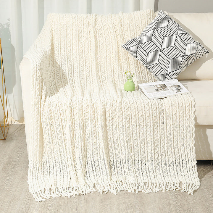 Women high-quality knitted blanket Stornfield