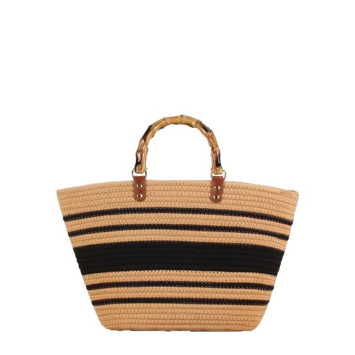 Fashionable Basket Handbag Made of Natural Materials Stornfield