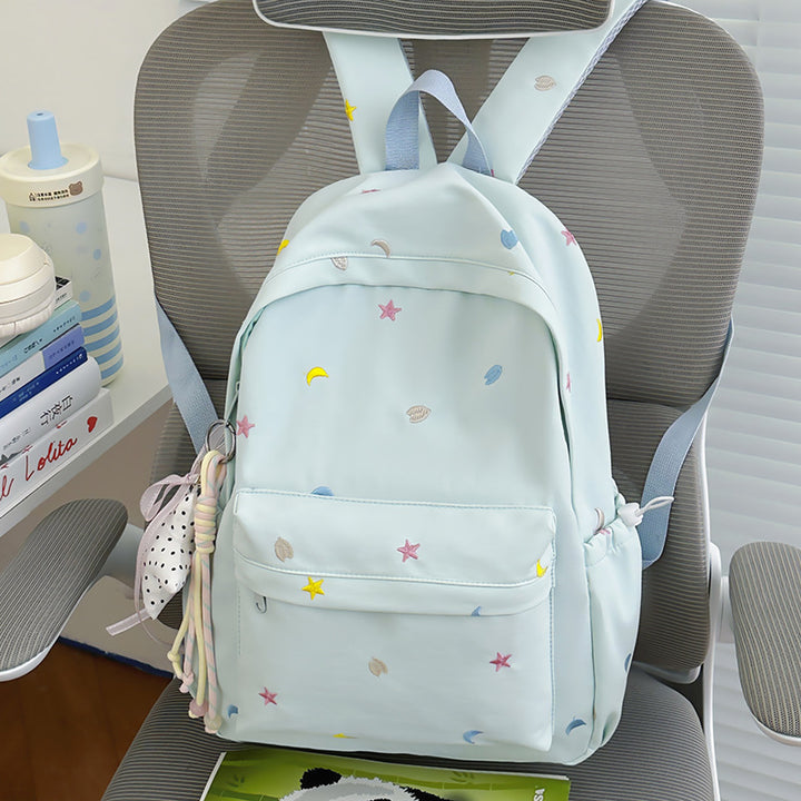 Embroidered Moon and Star Backpack Stornfield