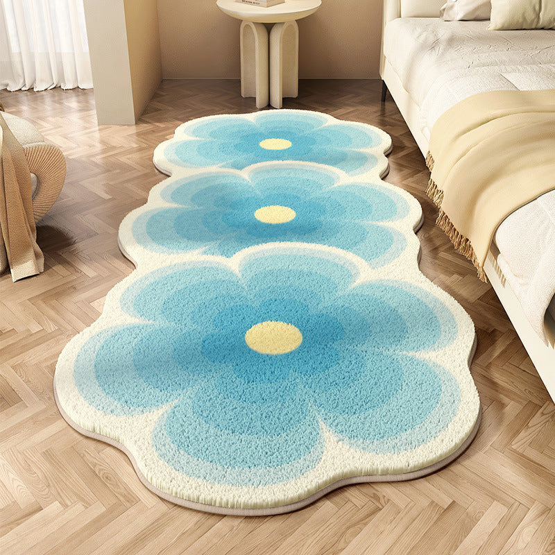 Floral Shaped Area Rug