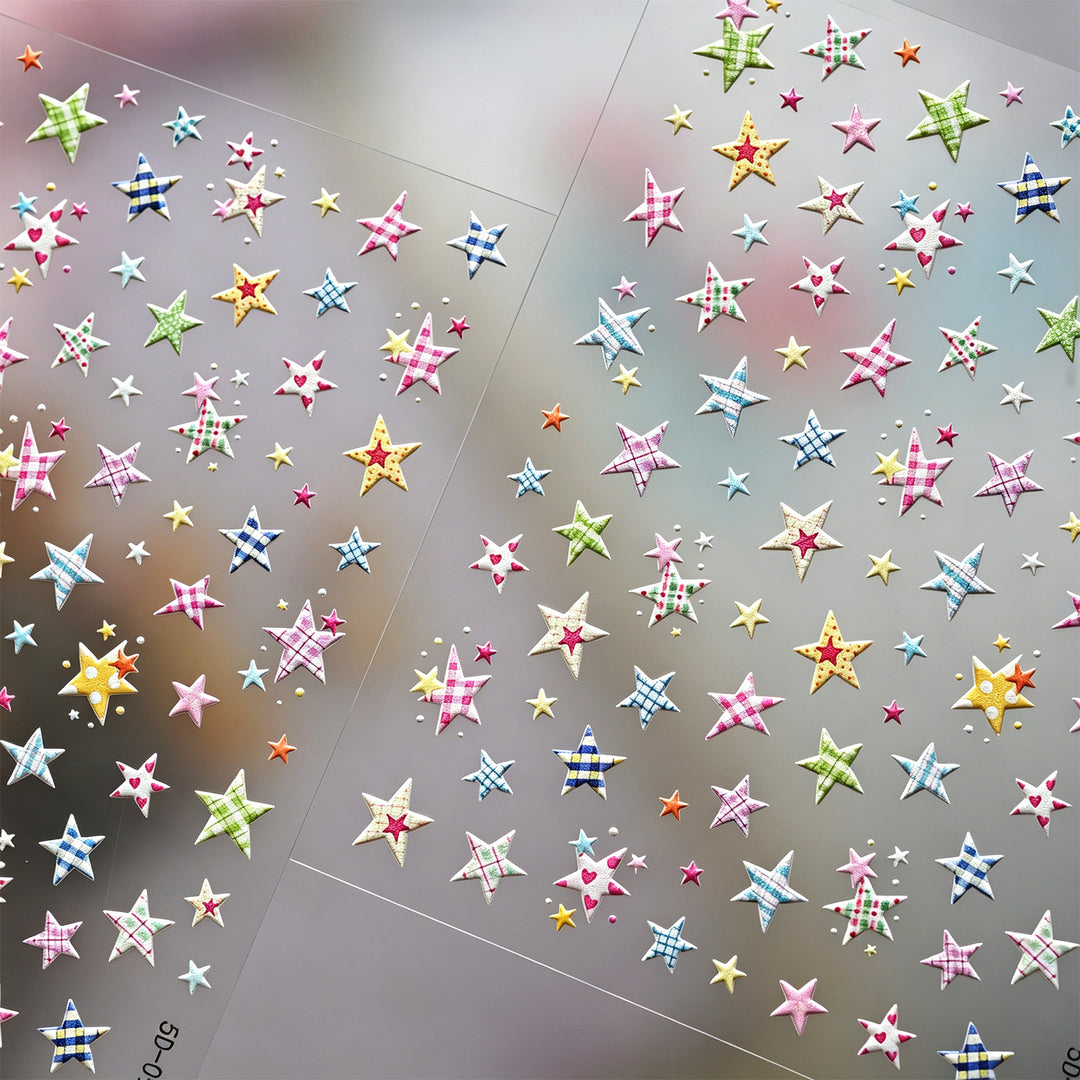 Decorative Star Nail Art Stickers