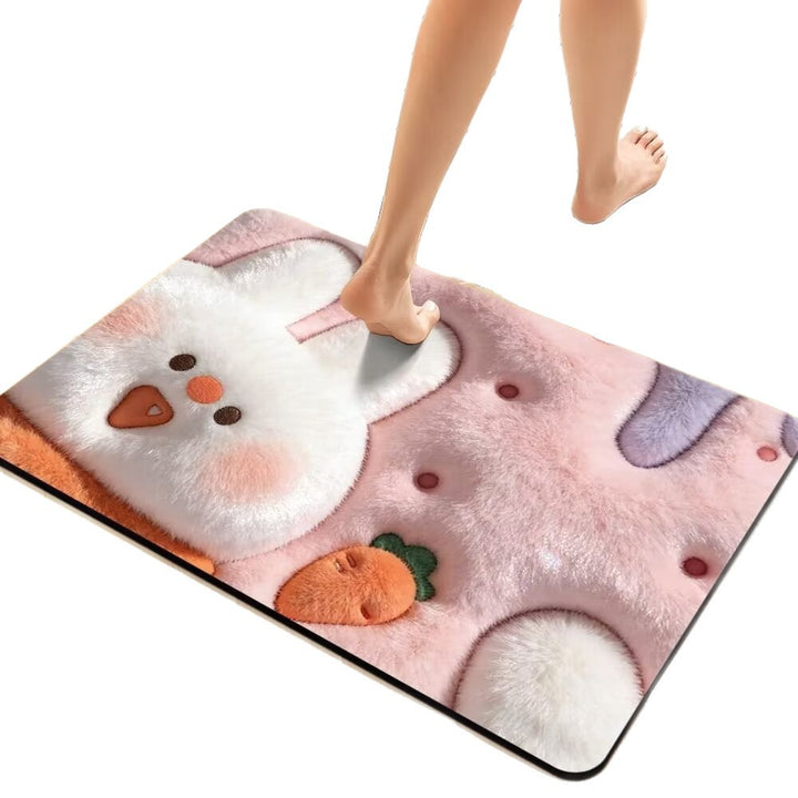 Plush Money-Themed Bath Mat Stornfield