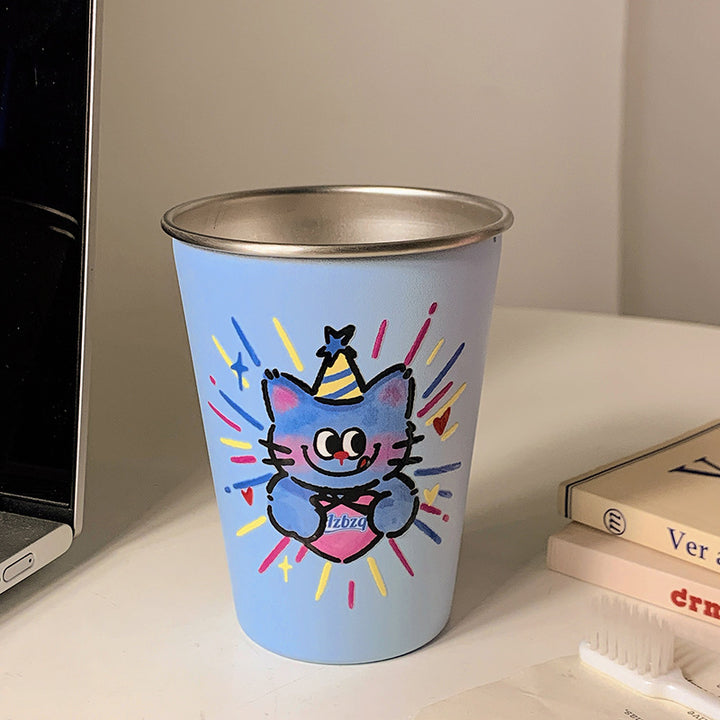 Insulated mug with cheerful bear motif Stornfield