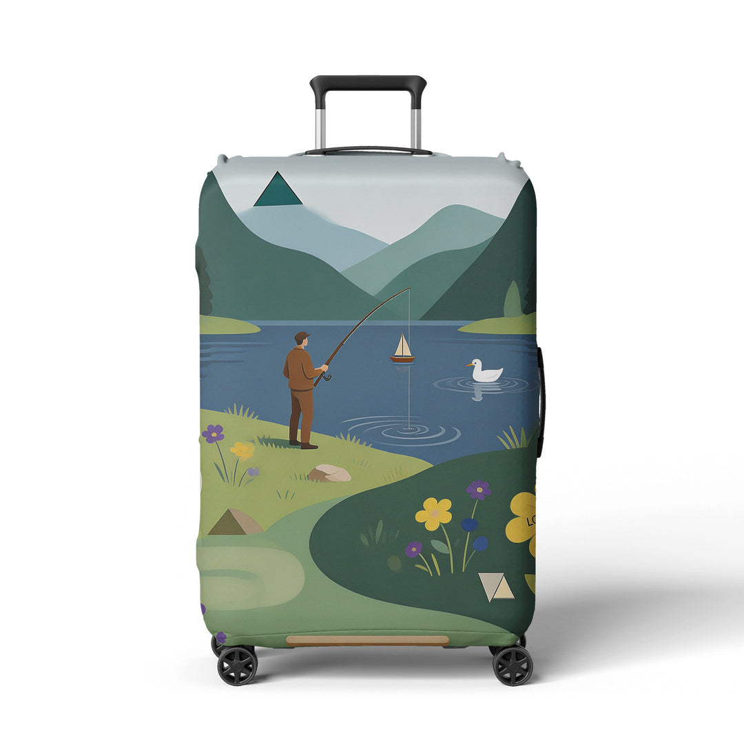 Women's suitcase cover with beach motif Stornfield