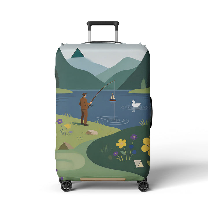 Women's suitcase cover with beach motif Stornfield