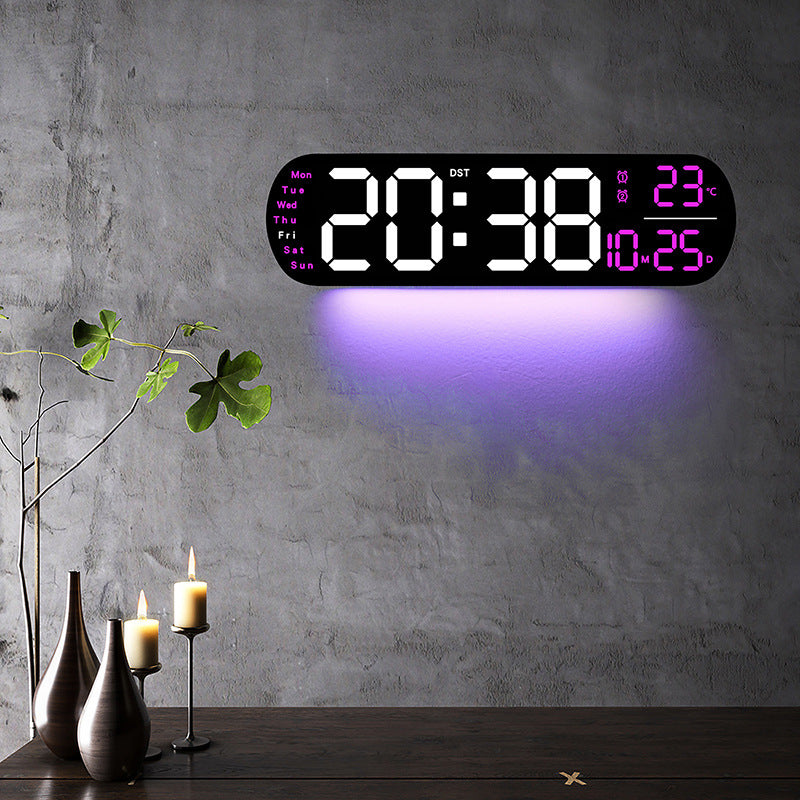 Digital LED alarm clock with large display and temperature display Stornfield