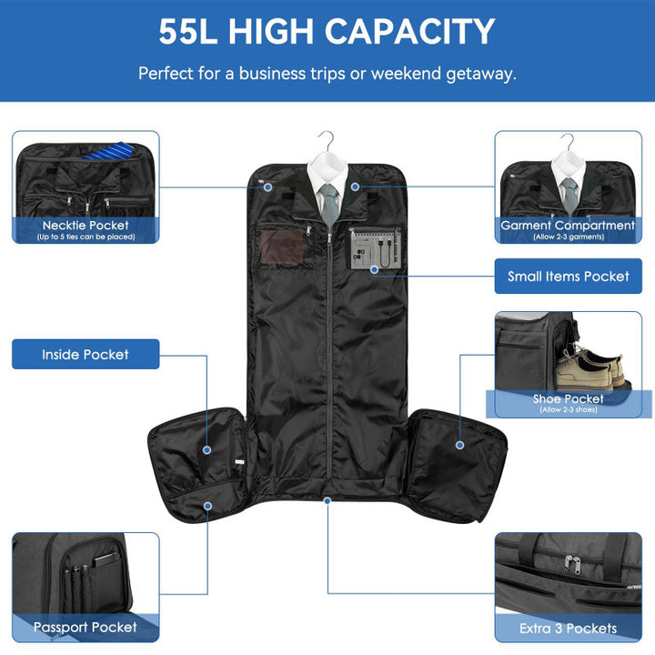 Multifunctional Sports Travel Bag with Multiple Compartments Stornfield