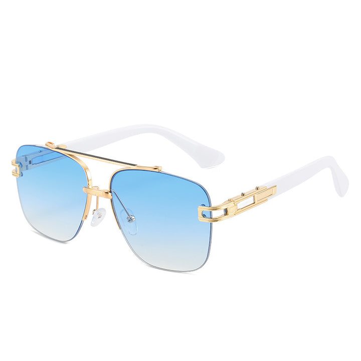Women's fashionable square sunglasses with elegant metal frame Stornfield