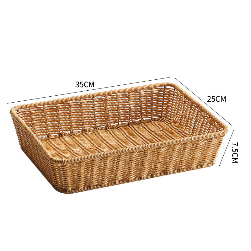 Unisex Rectangular Storage Basket made of hand-woven material Stornfield