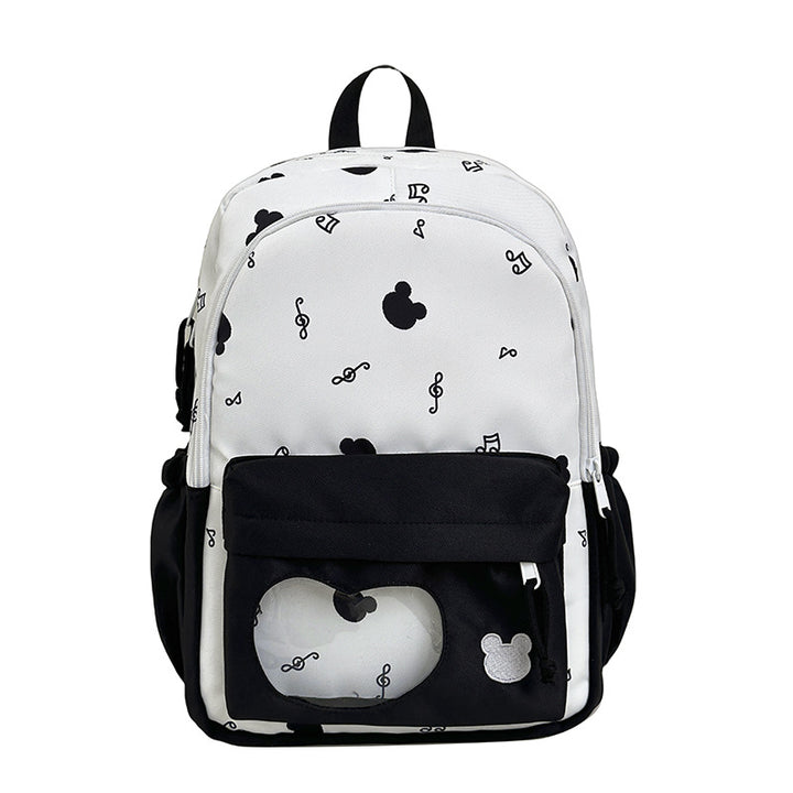 Backpack with Creative Music and Animal Motif Stornfield