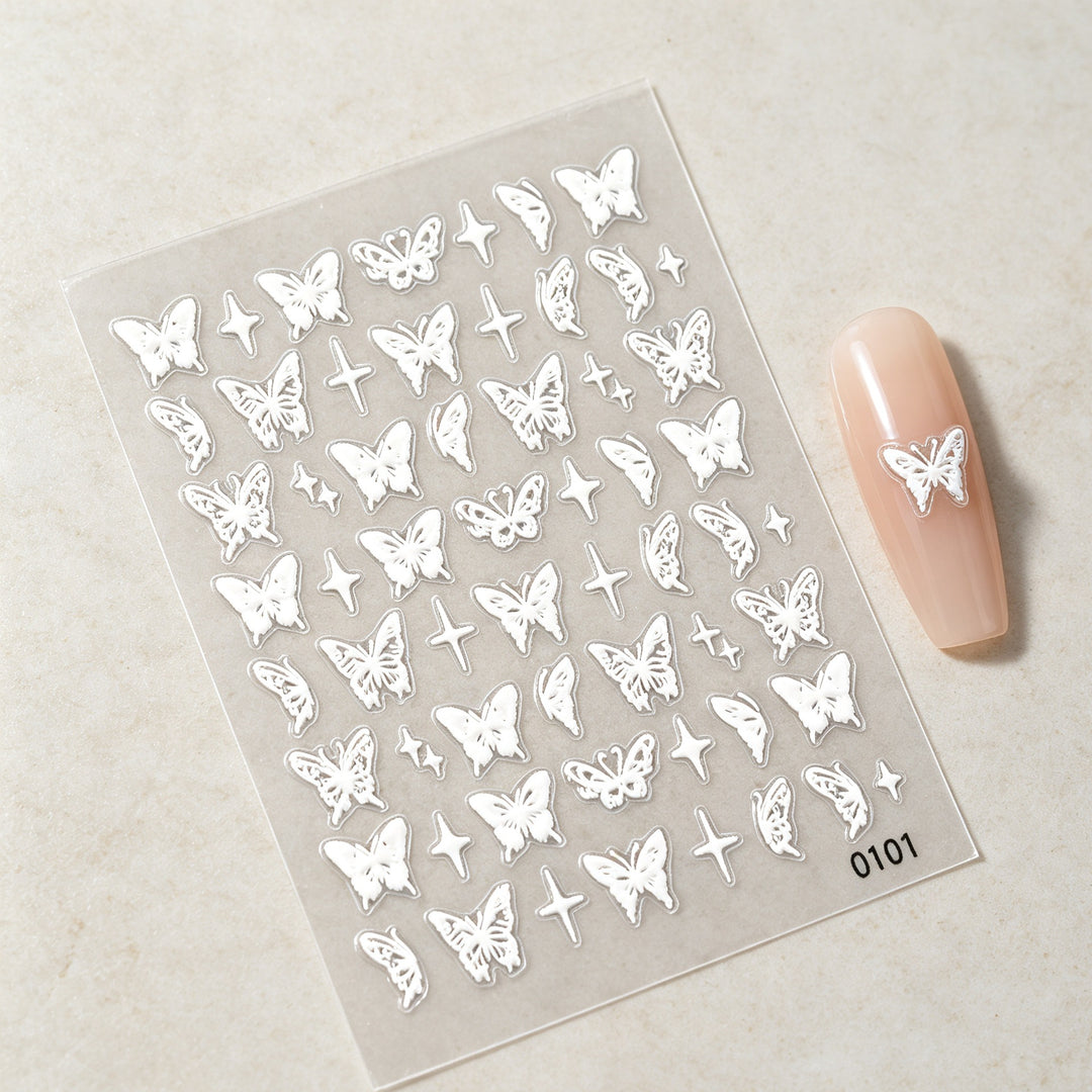 Butterfly Nail Art Stickers