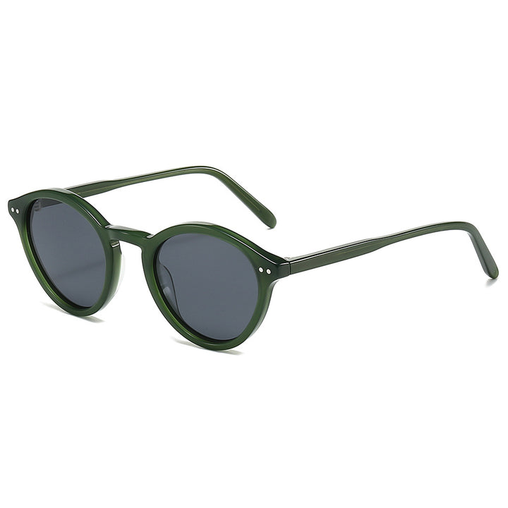 Women's fashionable sunglasses with trendy round lenses and stylish frame Stornfield