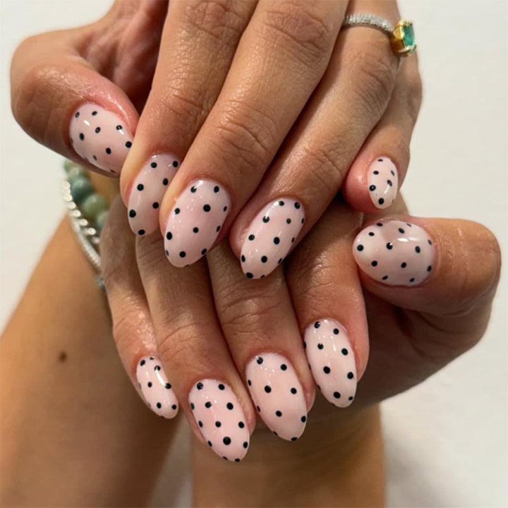 Artistic Nail Extensions with Dots Stornfield