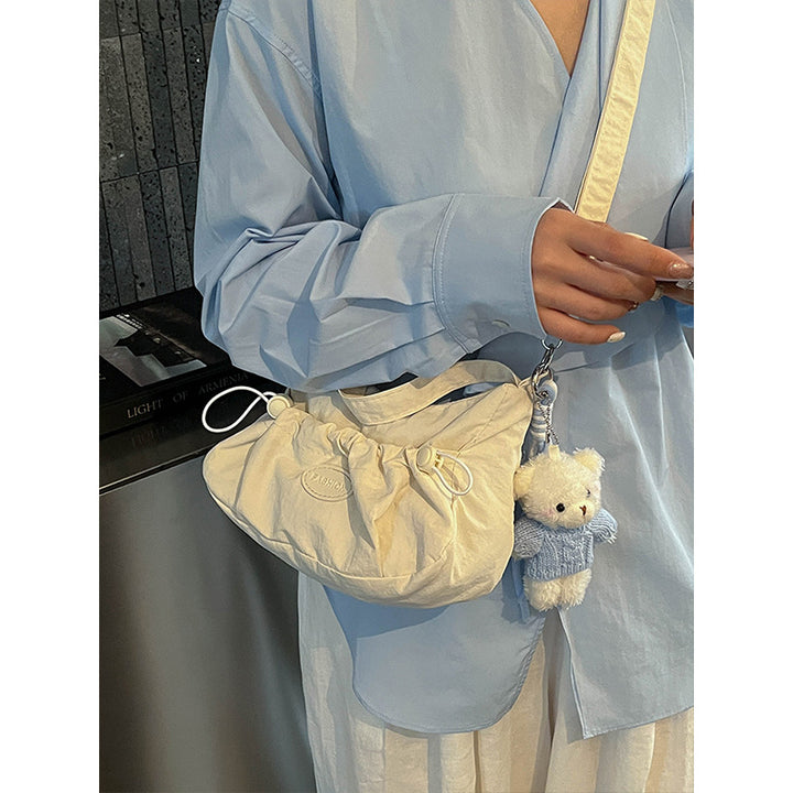 Casual Ruched Crossbody Bag
